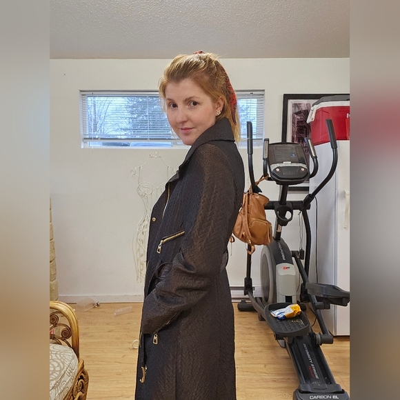 Cole Haan trench coat - Picture 14 of 15